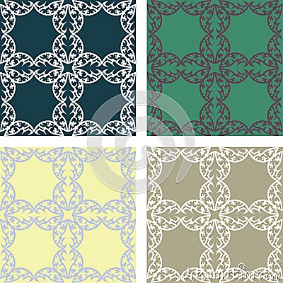 Set of pattern Stock Photo