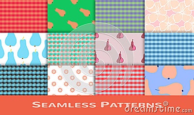 Set pattern Vector Illustration