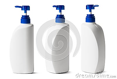 Pump bottle isolated Stock Photo