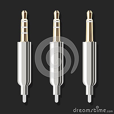 Set of plugs Vector Illustration