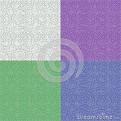 Set of seamless background Vector Illustration