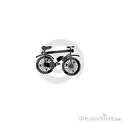 set of silhouettes of bicycles. Set Of Different Types Of Kids Bicycles Cartoon Illustration