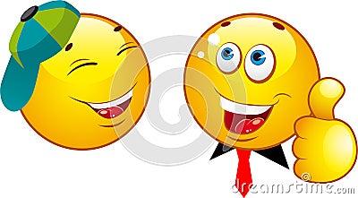 Smiley icons Vector Illustration