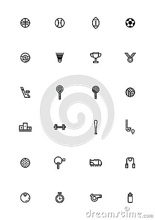 set of sports icons. Vector illustration decorative design Vector Illustration