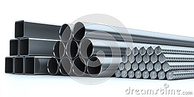 Set of stainless steel. Stock Photo