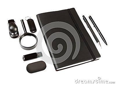 Set of stationery Stock Photo