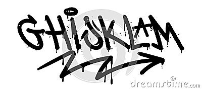 Graffiti alphabet Vector Illustration