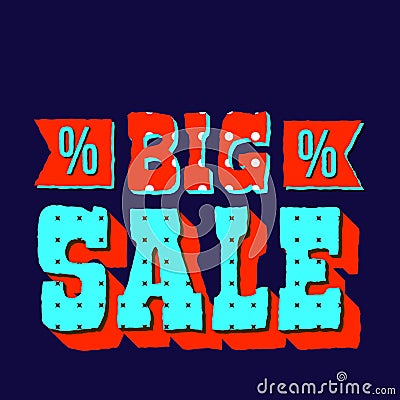 Set of super sale and discount tags Vector Illustration