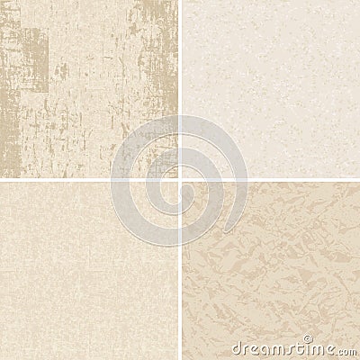 Set of textured paper Vector Illustration