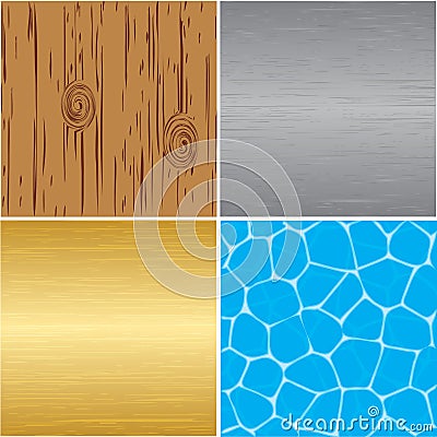 Set of textures for your design Vector Illustration