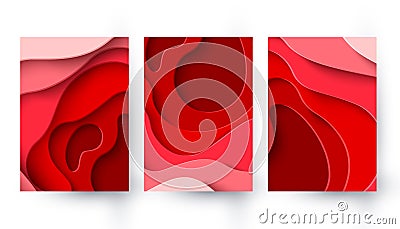 World Blood Donor Day vector paper cut background Stock Photo