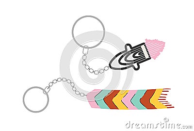 Set of trinkets vector concept Vector Illustration