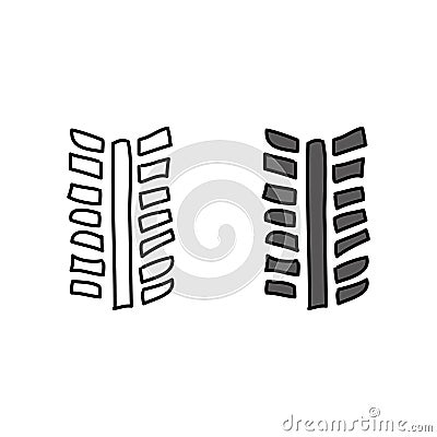 Tyre tracks 2 Vector Illustration