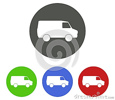 Set vans illustrated Stock Photo