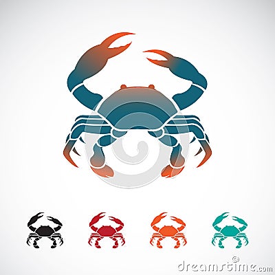 Set of vector crab icons design Vector Illustration