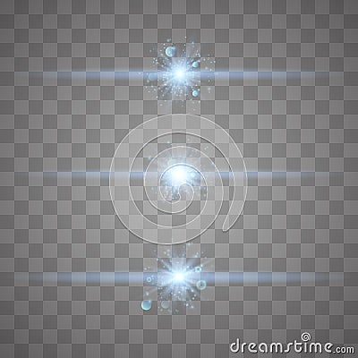 Set of Vector Light Effects. Vector Illustration