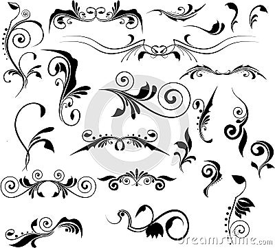 Set of vector patterns for design Vector Illustration