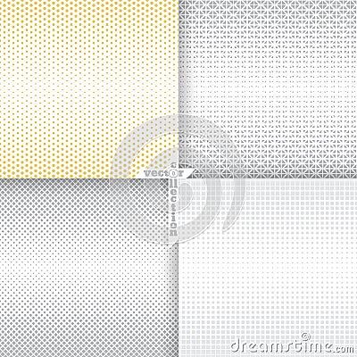 Set of vector seamless pattern Vector Illustration