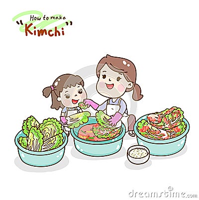 Set Cartoon washing vegetable character. Stock Photo