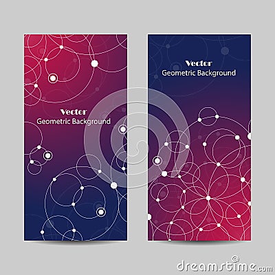 Set of vertical banners Vector Illustration