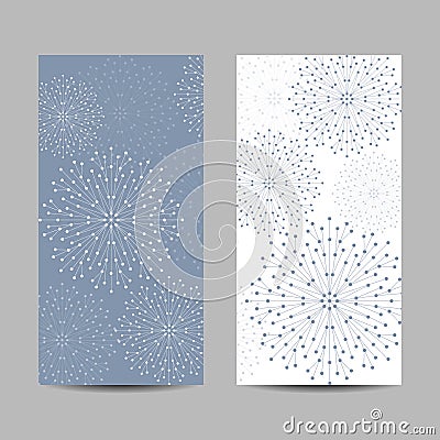 Set of vertical banners Vector Illustration