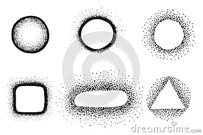 Set of vintage hand drawn vector design elements, signs Vector Illustration