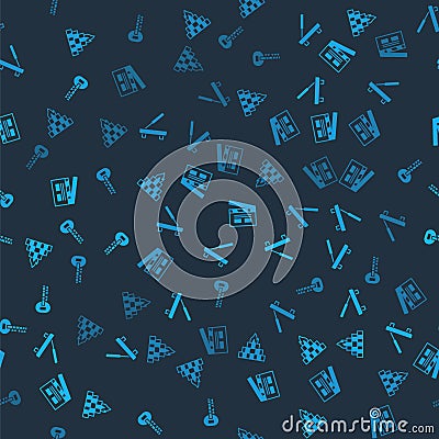 Set Yagna, Scented spa stick, Bollywood indian cinema and Sitar on seamless pattern. Vector Vector Illustration