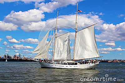 Setting Sails in California Shores Editorial Stock Photo