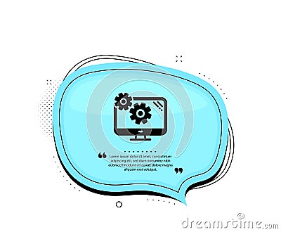 Settings icon. Cogwheel engineering tool sign. Vector Vector Illustration