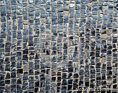 Setts texture also called cobblestone texture Stock Photo