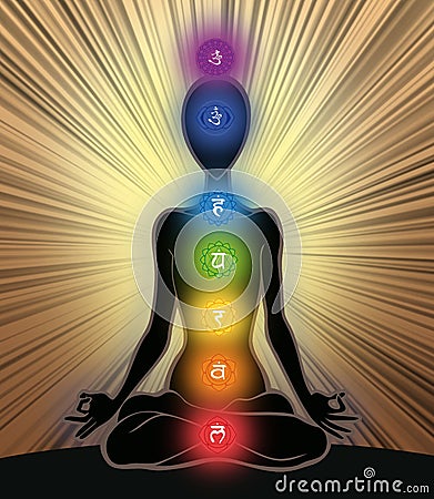 Seven Chakras Royalty Free Stock Images - Image: 32103079