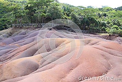 Seven colored earth Stock Photo