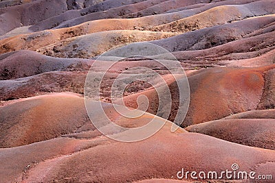 Seven colored earth,Mauritius Stock Photo