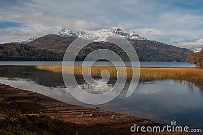 Seven lakes road in Villa la Angostura, Argentina Stock Photo