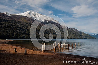 Seven lakes road in Villa la Angostura, Argentina Stock Photo