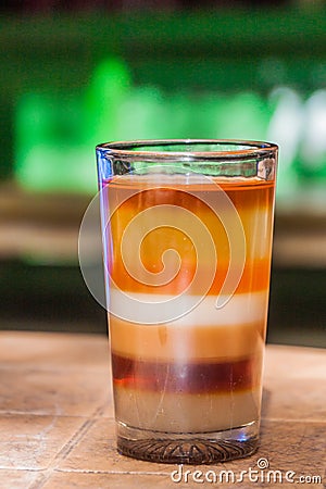 Seven layer tea, speciality of Srimangal, Banglade Stock Photo