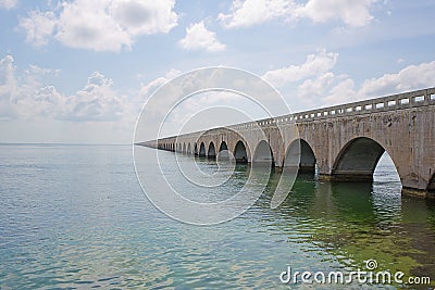 Seven Mile Bridge Stock Photo