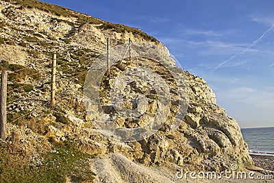 Seven sisters cliff, English Channel. Stock Photo