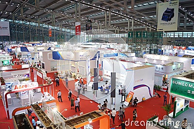 The seventeenth China International Optoelectronic Expo, held in Shenzhen Convention and Exhibition Center Editorial Stock Photo