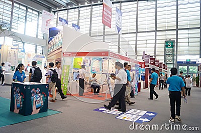 The seventeenth China International Optoelectronic Expo, held in Shenzhen Convention and Exhibition Center Editorial Stock Photo