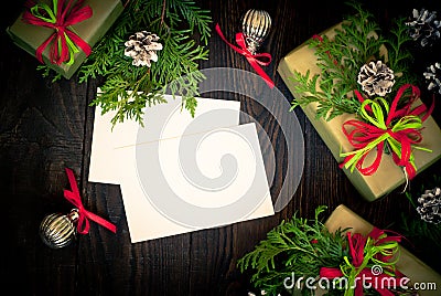 Several boxes of gifts Stock Photo