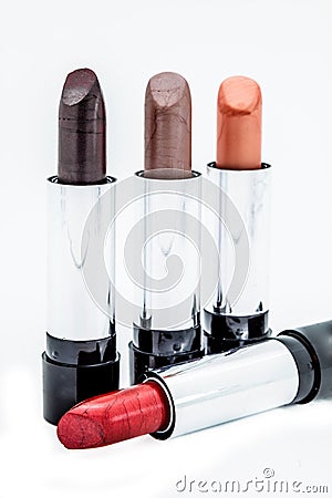 Several lipsticks Stock Photo