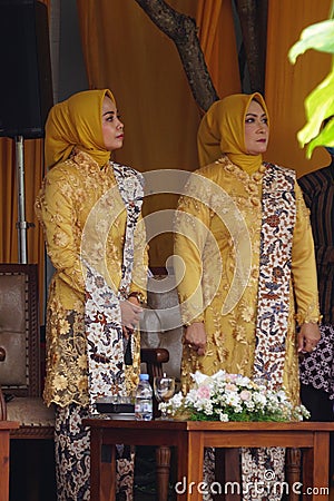 Several officials and guests to celebrate Tulungagung's anniversary Editorial Stock Photo