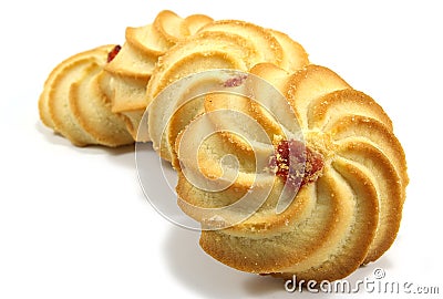 Several tasty biscuits Stock Photo