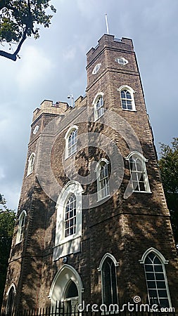 Severndroog castle Stock Photo