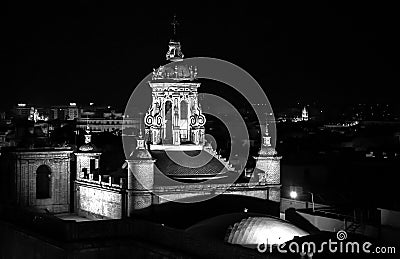 Sevilla at night Stock Photo