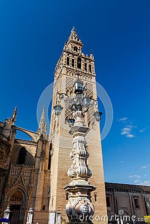 Sevilla. Tower Giralda. Stock Photo