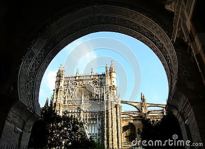 Seville Cathedral Stock Photo