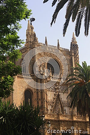 Seville, the cathedral Stock Photo