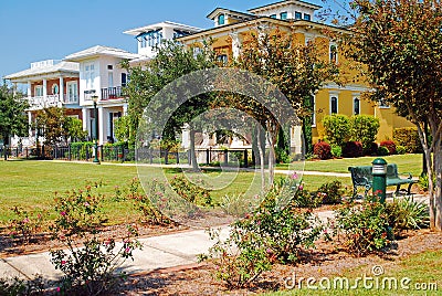 Seville Historic Quarter, Pensacola, Florida Editorial Stock Photo